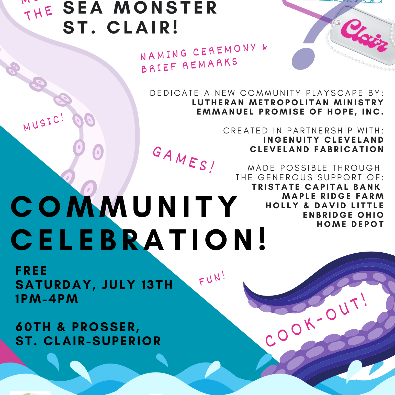 Community Invite Sea Monster St. Clair! (1)