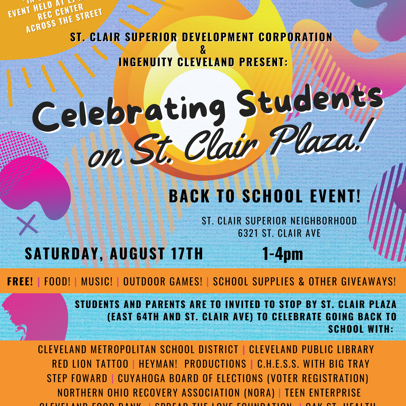 SCSDC Back To School Updated Flyer